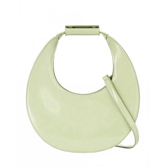 STAUD Handbags - NEW STAUD women's mini moon bag in pale jade